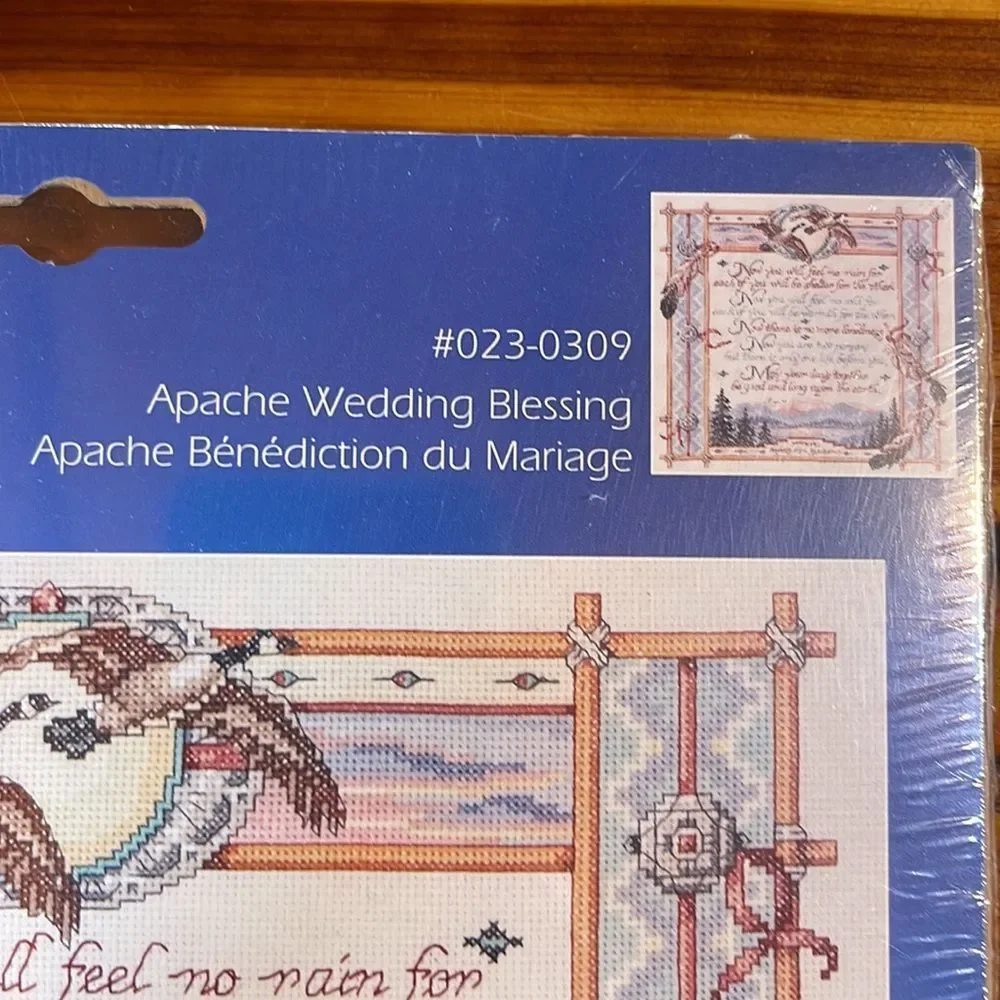 Janlynn Counted Cross Stitch Kit Apache Wedding Blessing #023-0309 NEW